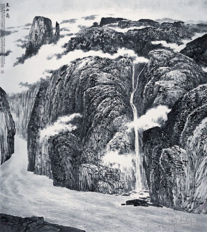 徐建明 巫山高 200X180cm 2008年