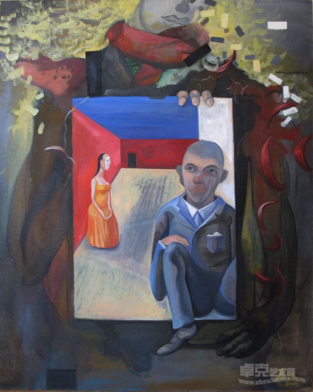 《踟蹰的长音》100x80cm