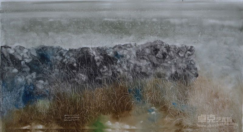 《温暖的风在四周涌动》  250x140cm 2012