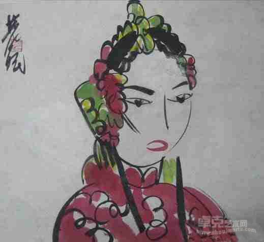女伴身像 林风眠.jpg
