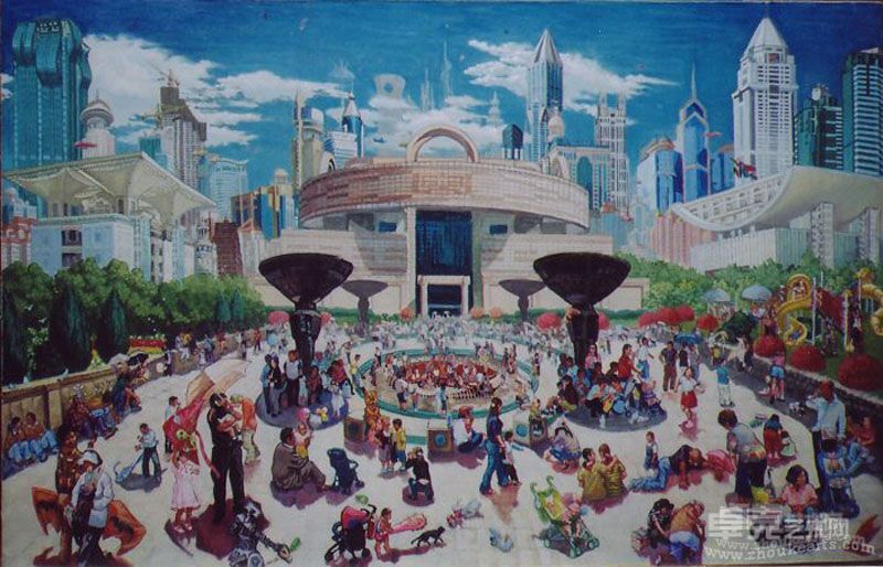 【進兿坊】画廊 《广场遐想》
