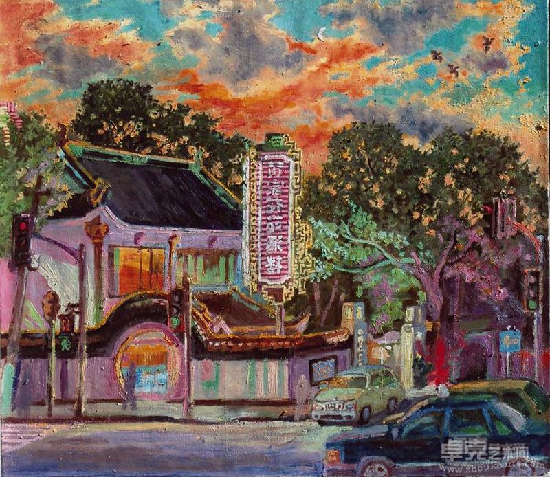 酒家黄昏景 06 桂林公园