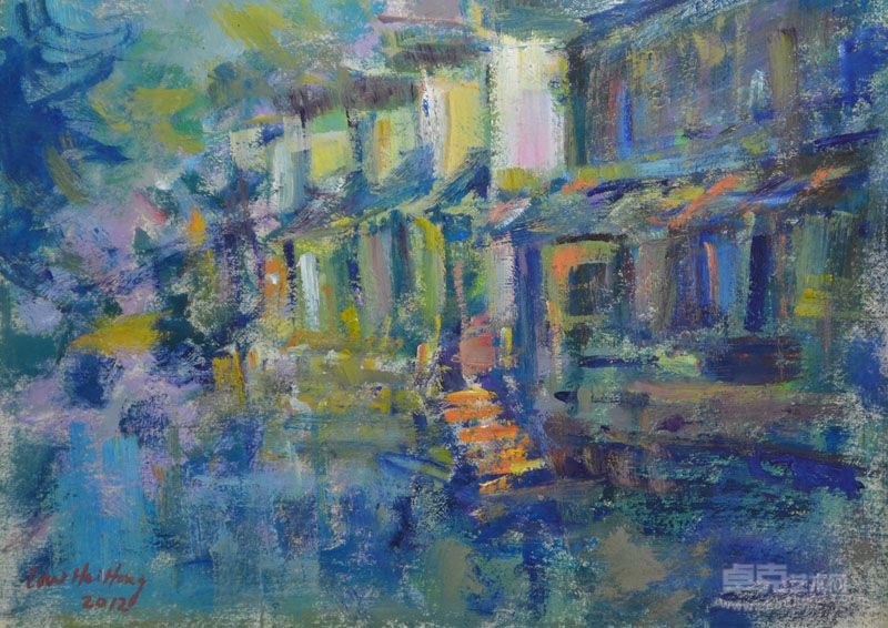 西塘 33x43cm