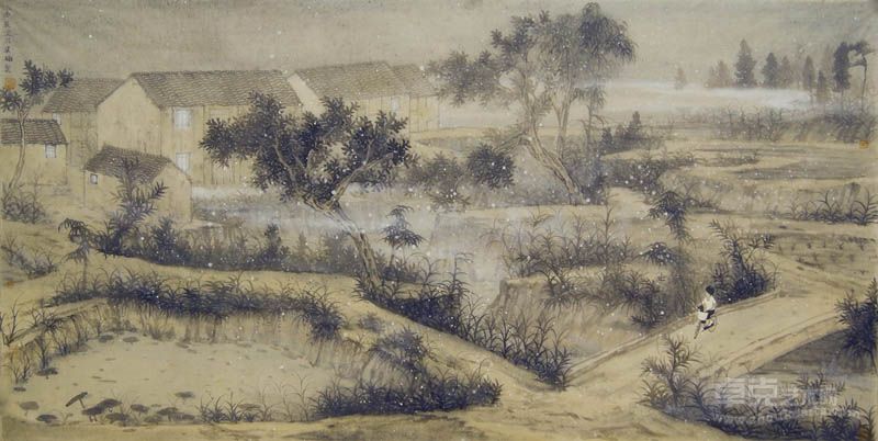 Feb3306  吴楠 76x136 国画 中央美术学院
