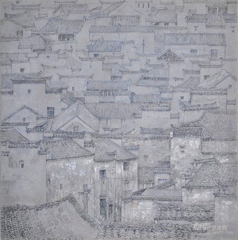 风景四 徐芬  65x65cm  2011年 湖北美术学院
