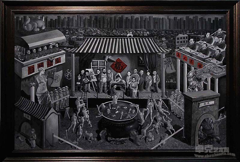 戏院 王祎165x107cm 2011年 天津美术学院