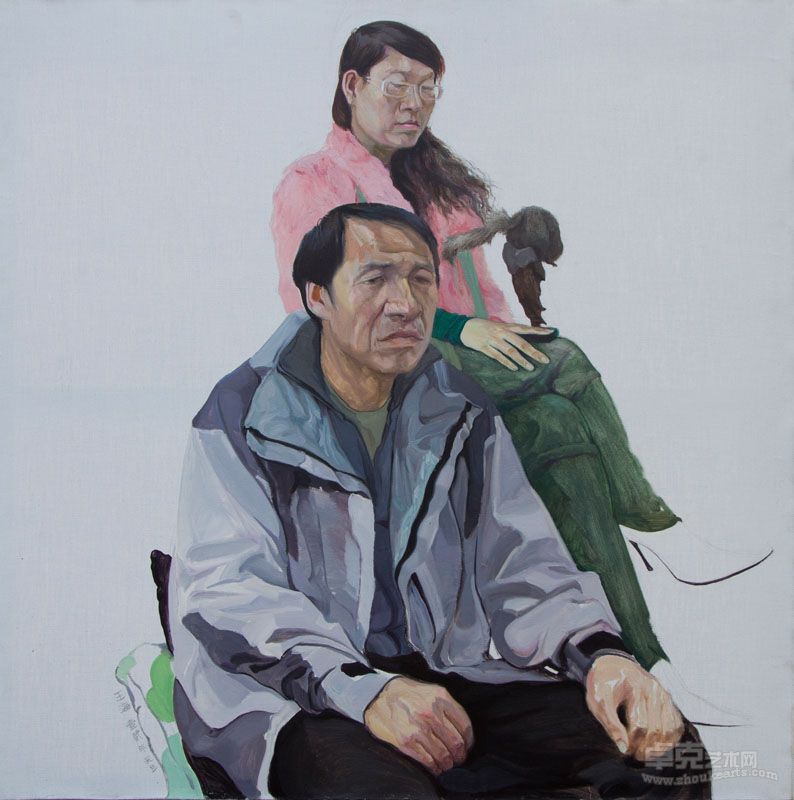 《焦虑的人》100x100 王海