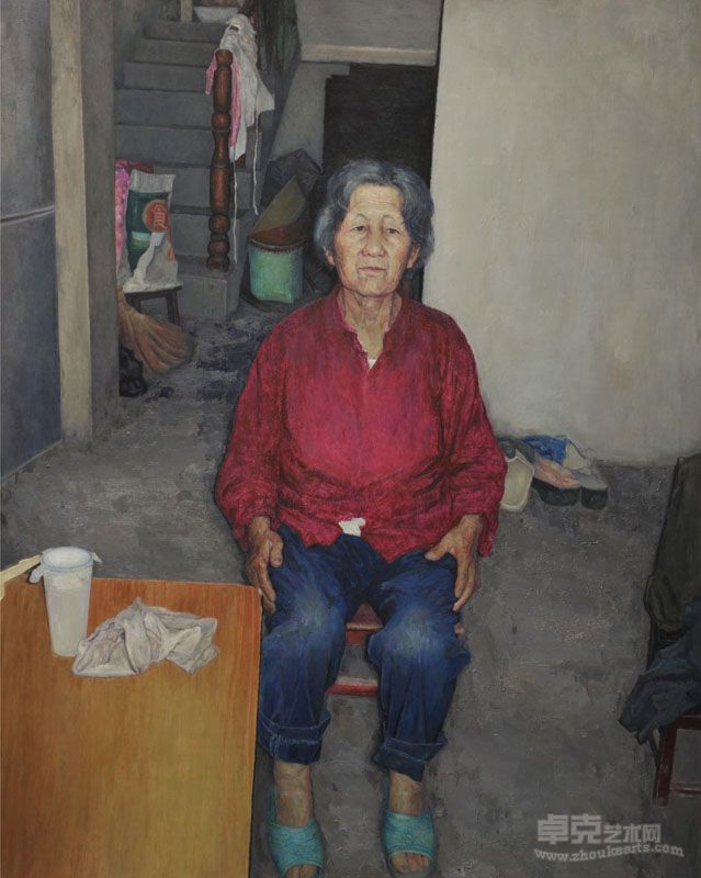 《母亲》120×150 曹振