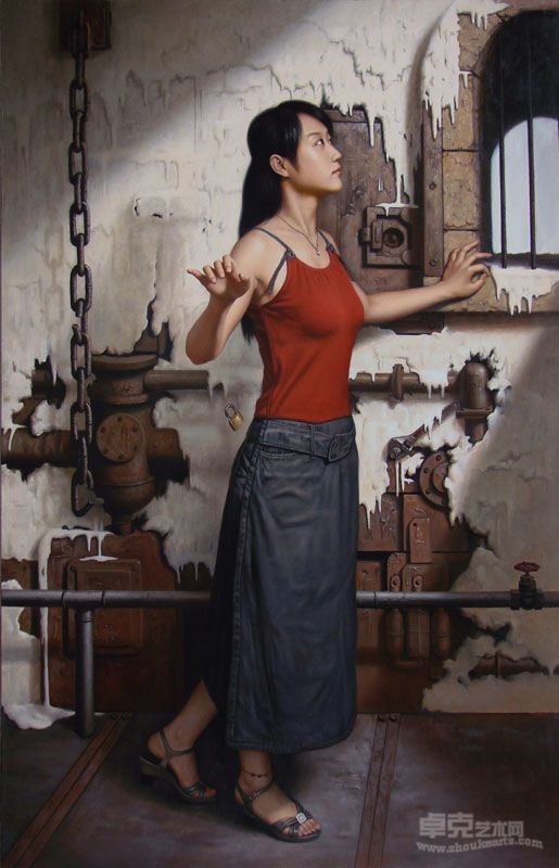 《五行系列之金》100x155cm 李杰