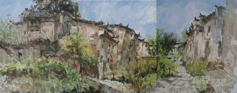 《雨后初晴》150x60 宋旭辉
