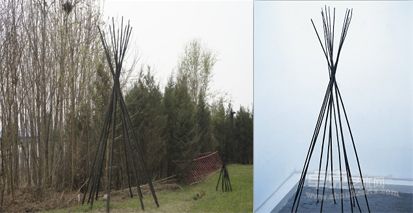 让时间延长零点一一Let the time extends 0.11 墨、木头Ink and wood 2011