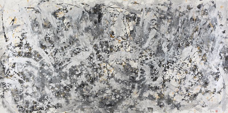 大寒 综合材料 2011年 129×248cm