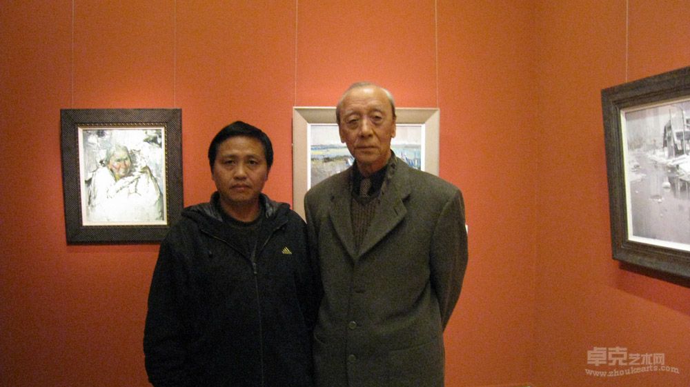 2010年徐旭与恩师詹建俊