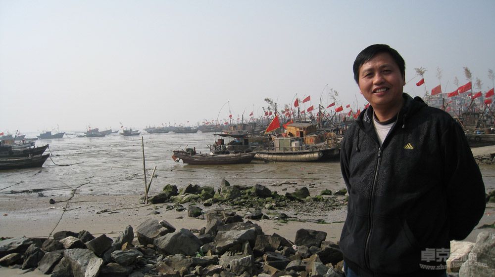 2010年徐旭在连云港渔村写生2