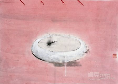 谢海 画室系列 绝色之红 纸本版画 33cm×43cm 2012