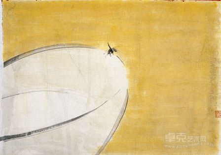 谢海 画室系列 绝色之黄 纸本版画 33cm×43cm 2012