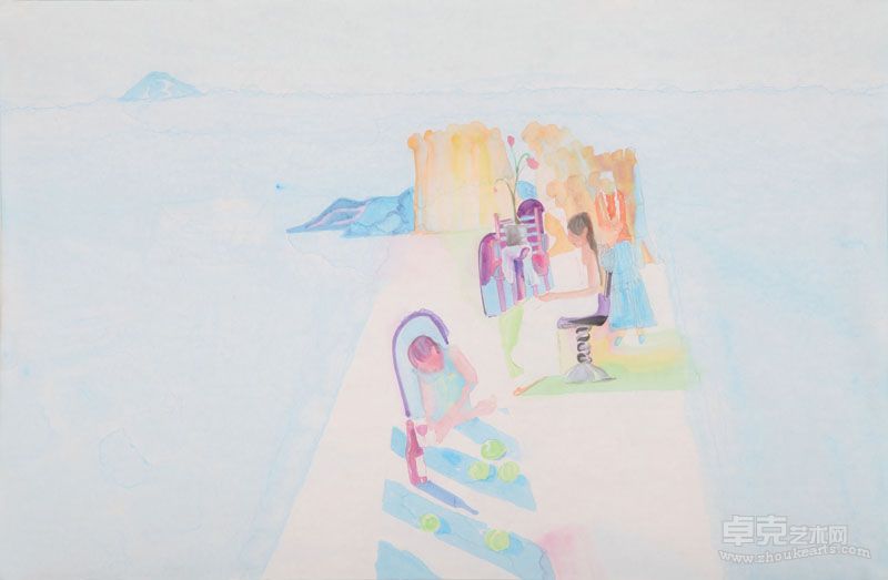 家园4 47x70cm 彩墨