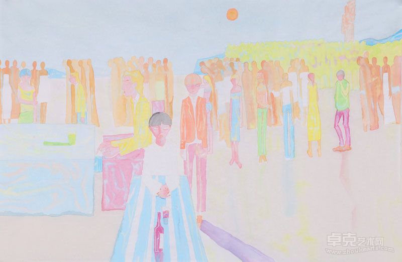 家园7 47x70cm 彩墨