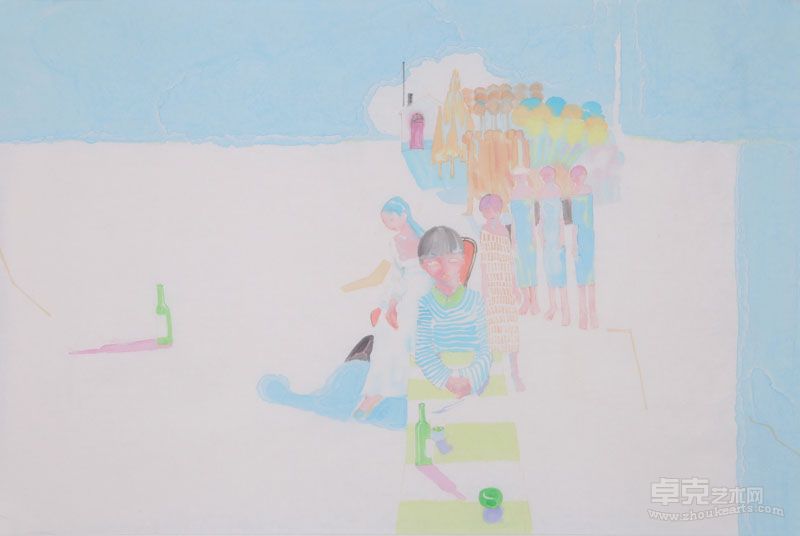 家园8 47x70cm 彩墨