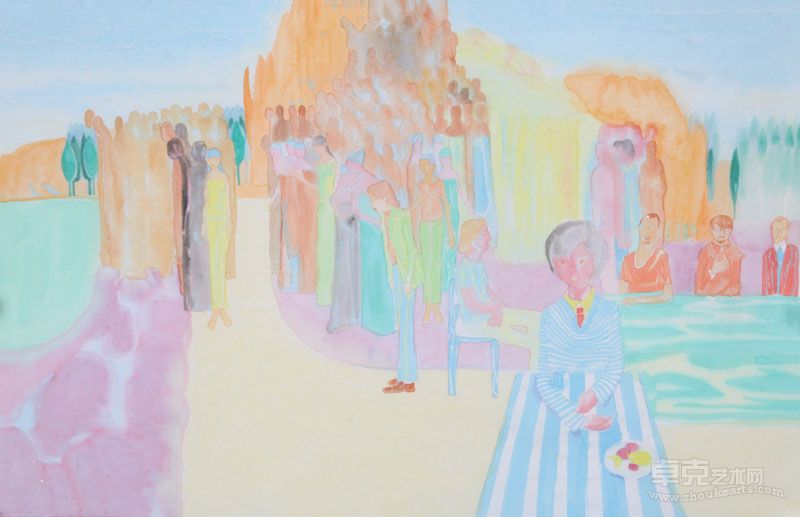 家园11 47x70cm 彩墨