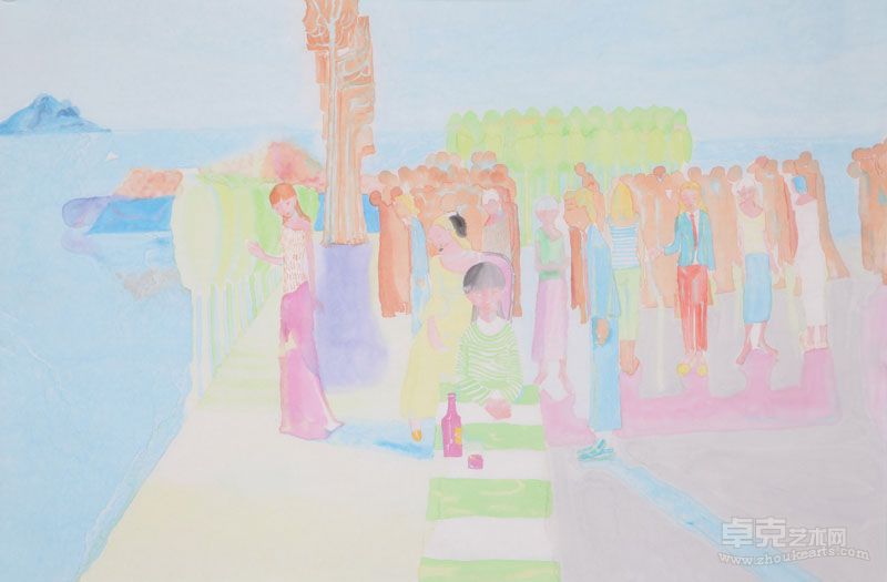 家园17 47x70cm 彩墨
