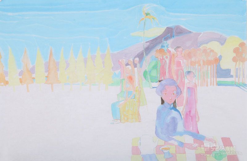 家园19 47x70cm 彩墨