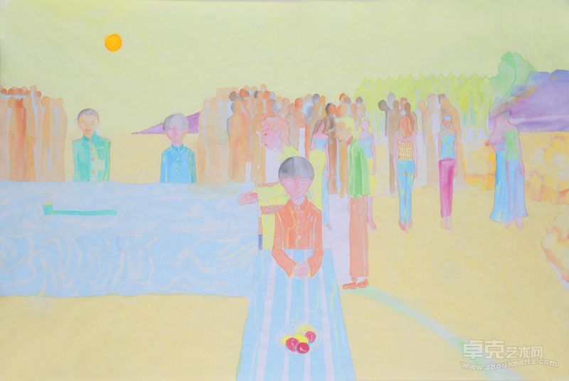 家园21 47x70cm 彩墨