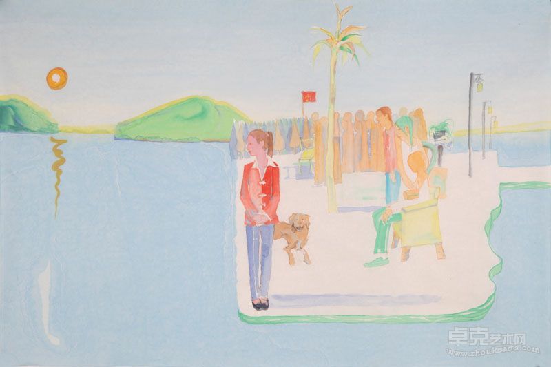 家园22 47x70cm 纸本彩墨