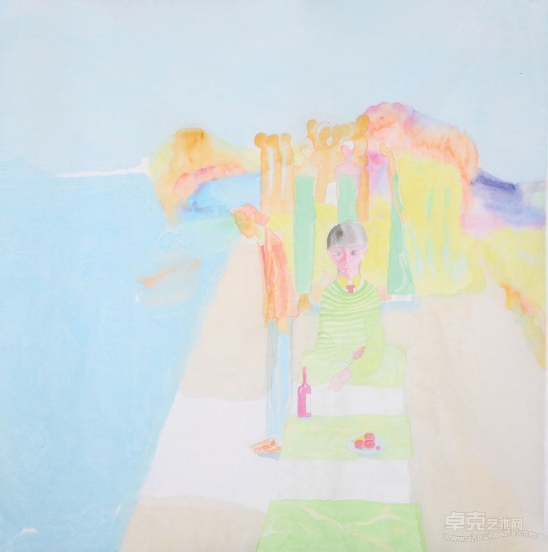 家园26 70x70cm 彩墨