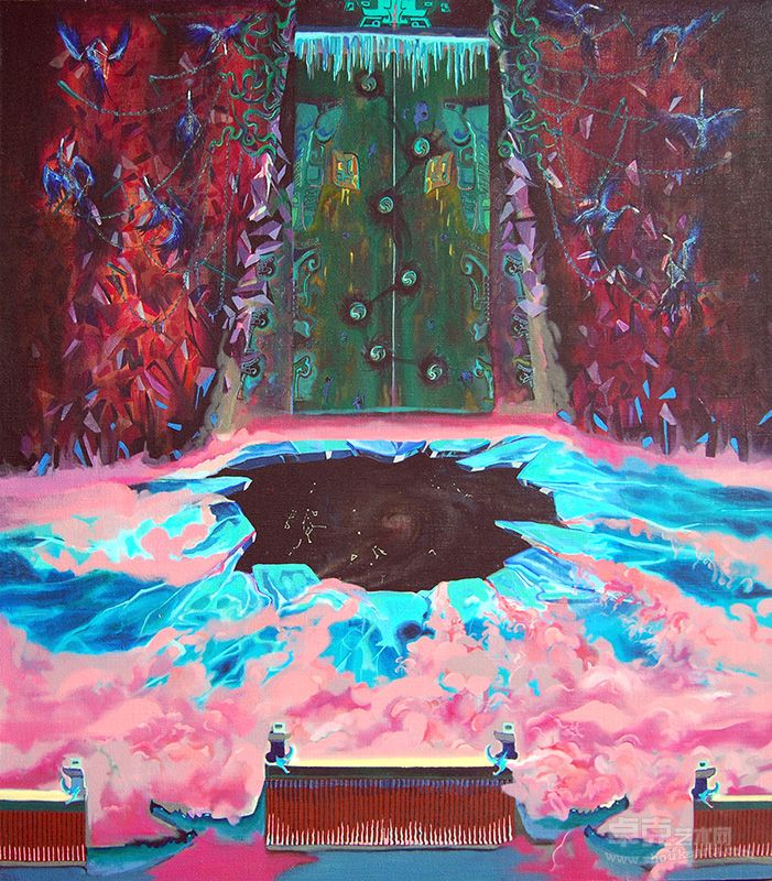 刘铭 诡计之雾中的涅槃180×160cm