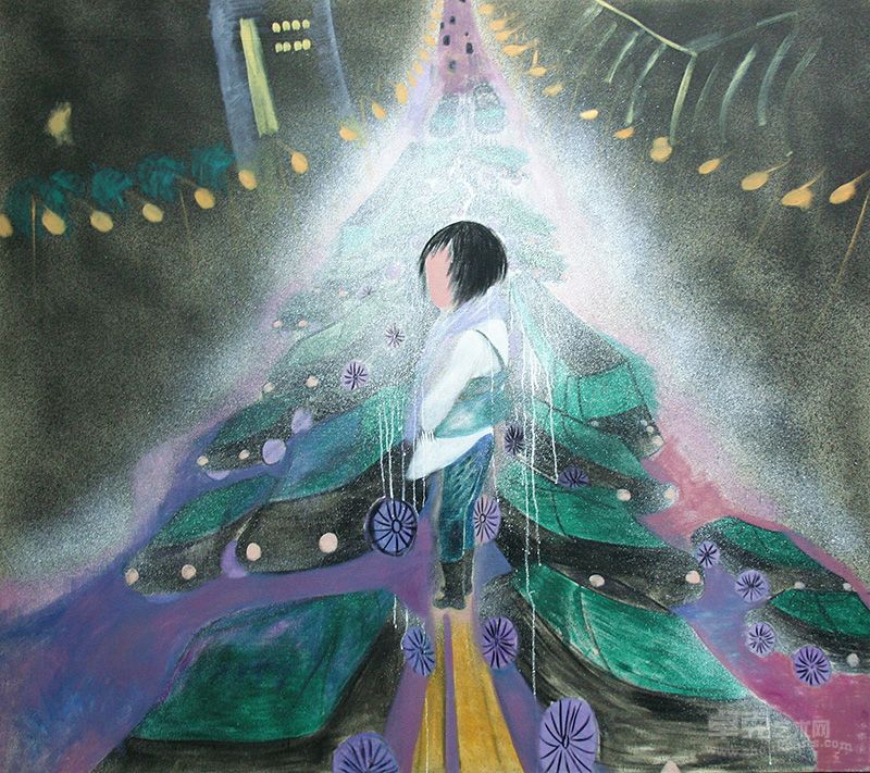 任东霞 黄线160X180cm