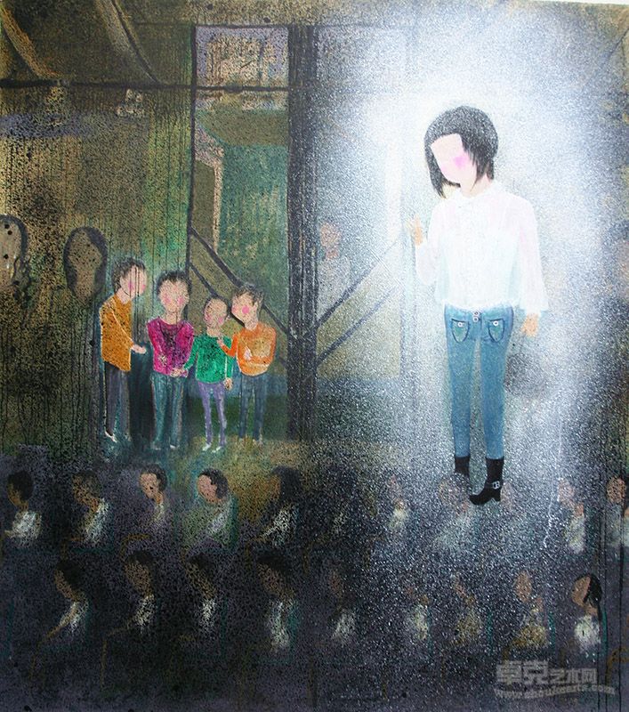 任东霞 公交车180X160cm