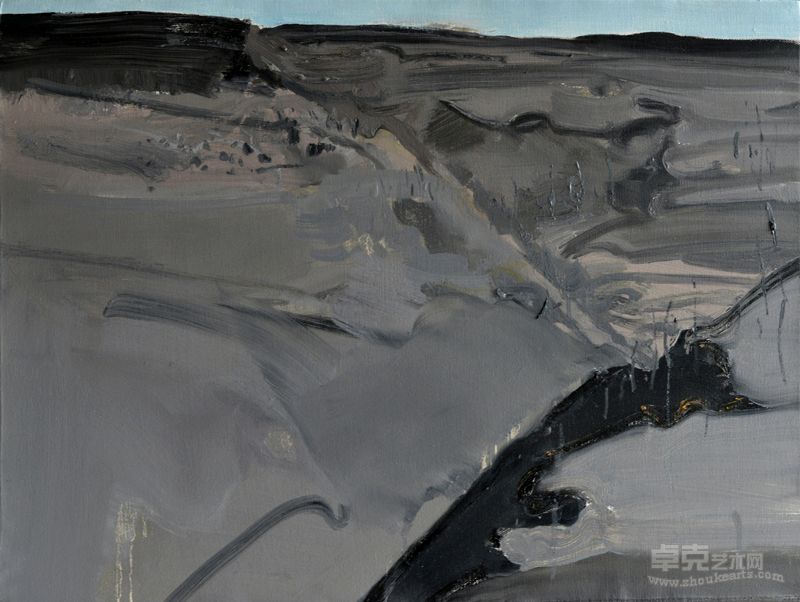 胡玲 在右玉2   60x80
