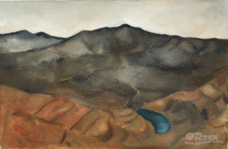 熊金华 内蒙古远山 40x60cm 2012