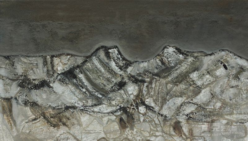 岳晓帅 黄昏 40x70cm 2012