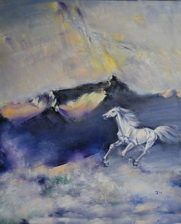 2012宝马仕女——宫本海油画水墨作品展