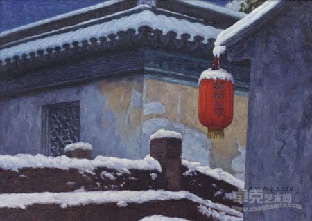 《红灯笼》薛企荧2012油画