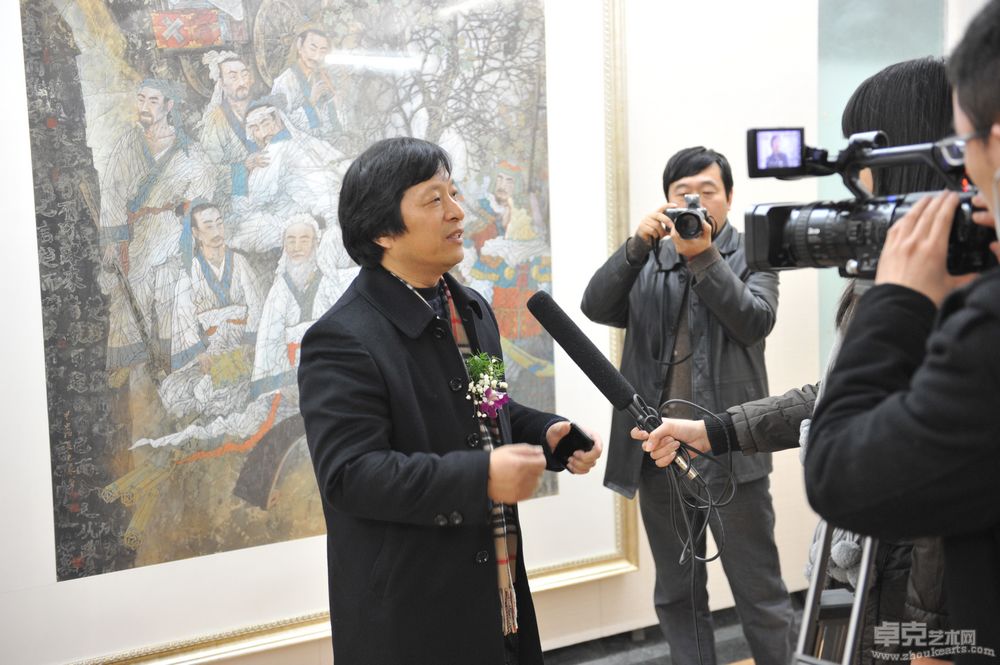 2011年12月20日江苏省国画院学术邀请展--徐惠泉画展开幕式图片