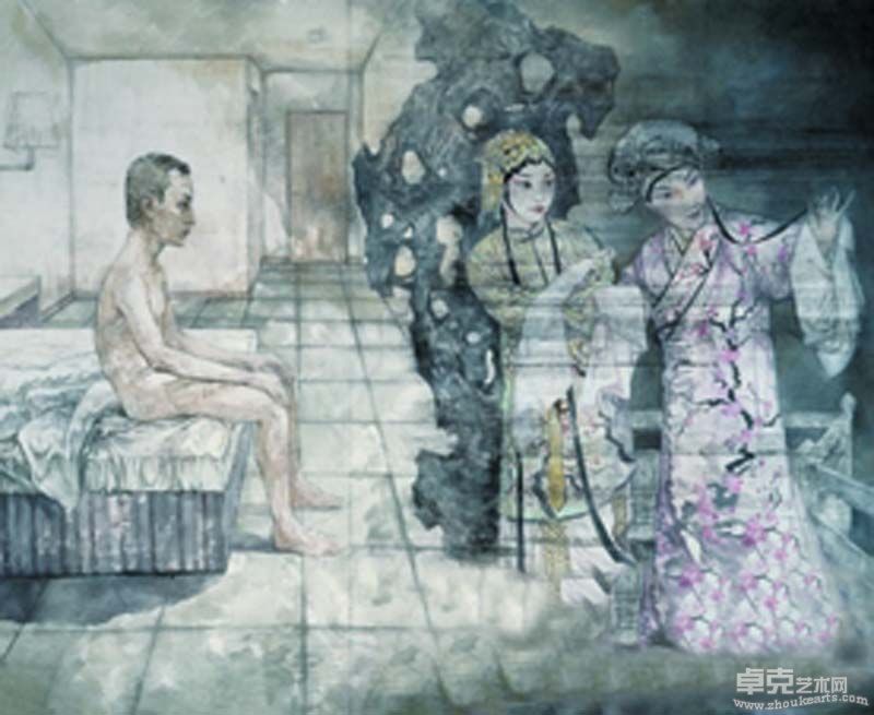 灰色寓言之游园惊  党震  240x200cm   2011
