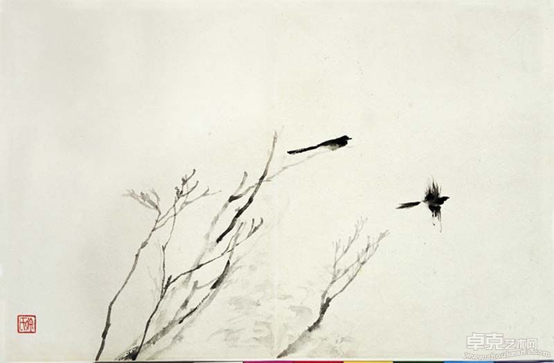 飞鸟  徐坚伟   43×28.5cm  2001