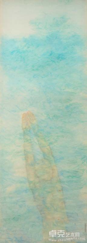 暗涌  李戈晔  215x75cm   2008