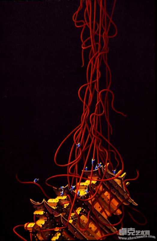 中国城  50x75cm 2010