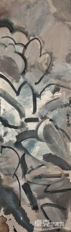 花卉377-2011年-130X40cm-布面丙烯