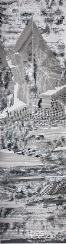 山水笔记之十三-2009年-275x71cm-纸本水墨