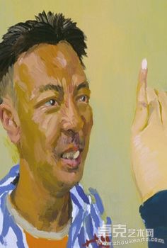 开放的肖像