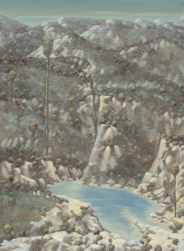 郭玉川 晨溪 80x60