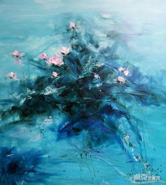 陈岚 2012 《西子莲》 180x150cm