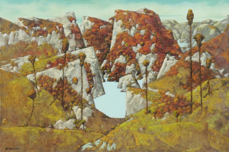 郭玉川 秋山图 80x120