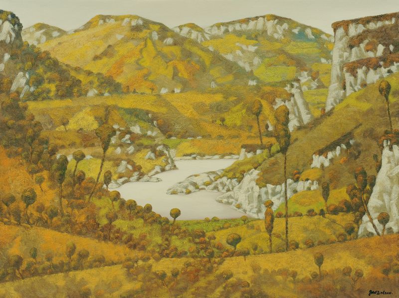 郭玉川 铜钵河畔 60x80