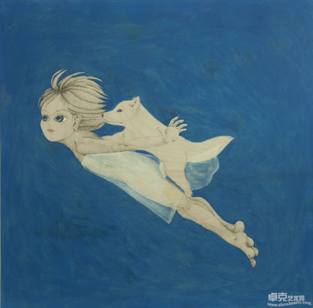 F for Fantasy 50x50cm 木板油画 2011